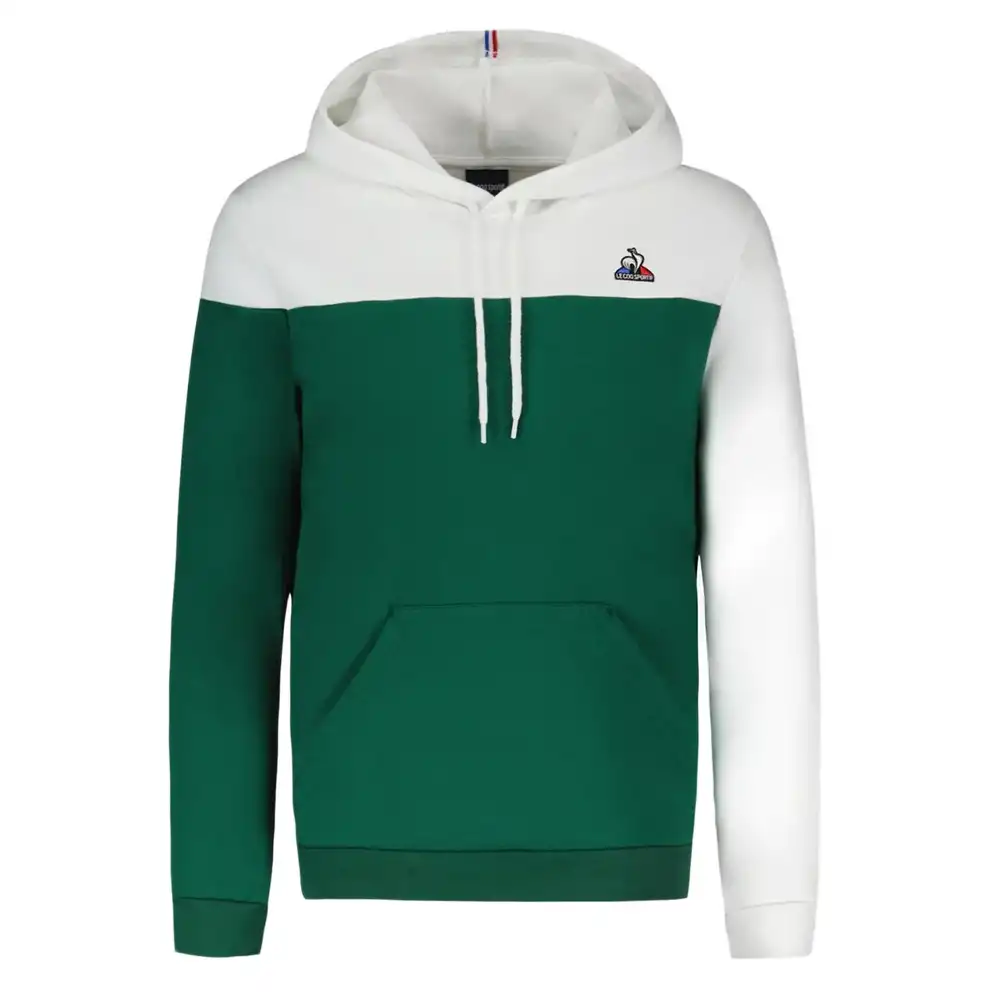 Sweat capuche homme Le Coq Sportif Tricolore Vert ZESHOES