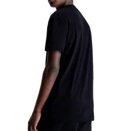 T shirt manche courte homme Calvin Klein Noir Regular