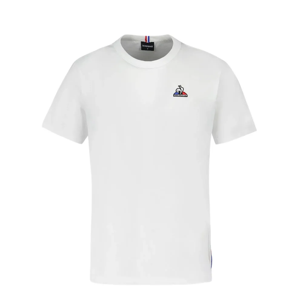 Le Coq Sportif T shirt Tricolore Homme Blanc