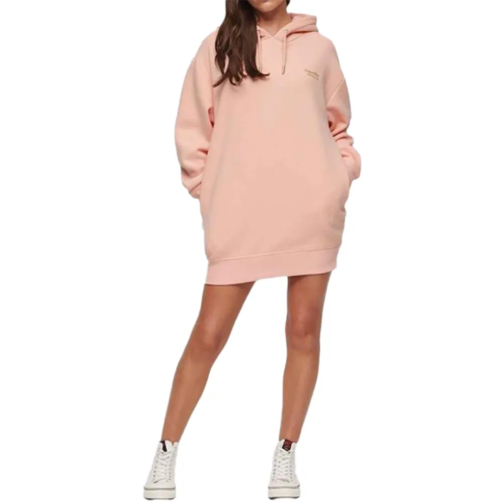 Superdry Robe Essentielle Femme Rose