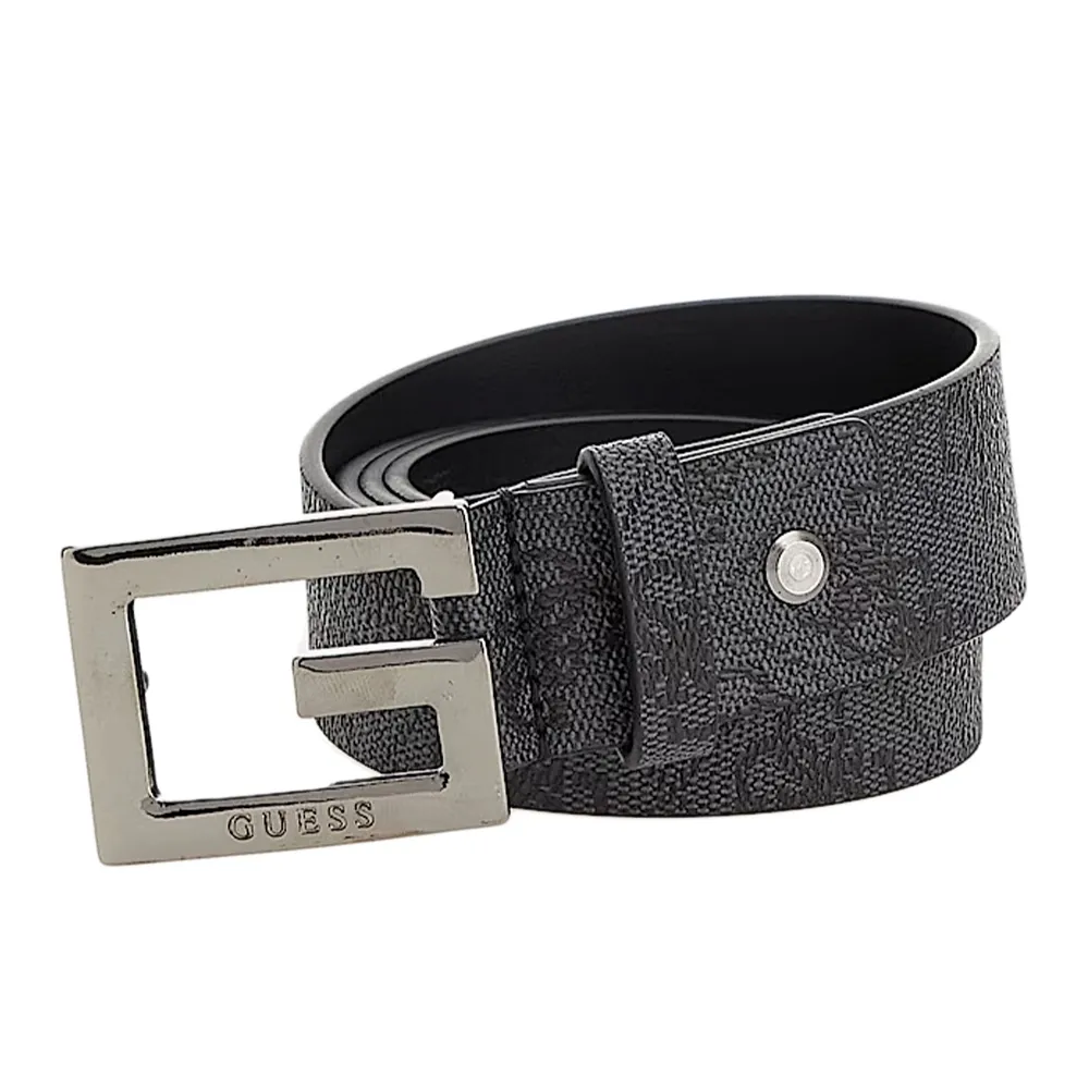 Classique 4G. Ceinture Guess Classique 4G Femme Noir Simili Cuir. Authentique Accessoire de la marque Guess - design streetwear/sportswear de Guess - 
