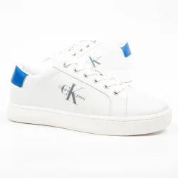Basket de ville basse homme Calvin Klein Retro Blanc - ZESHOES