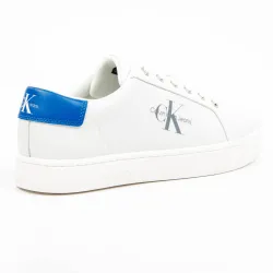 Basket de ville basse homme Calvin Klein Retro Blanc - ZESHOES