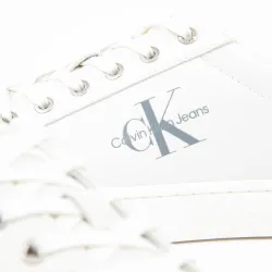 Basket de ville basse homme Calvin Klein Retro Blanc - ZESHOES