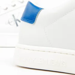 Basket de ville basse homme Calvin Klein Retro Blanc - ZESHOES