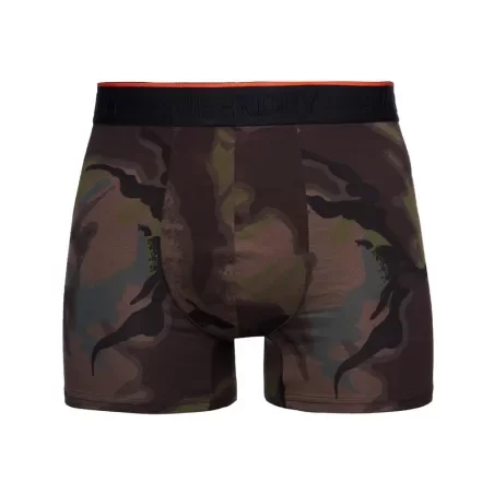 Boxer homme Superdry Camouflage Pack x2 front logo