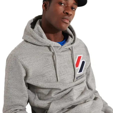 Sweat capuche homme Superdry Gris Sportstyle