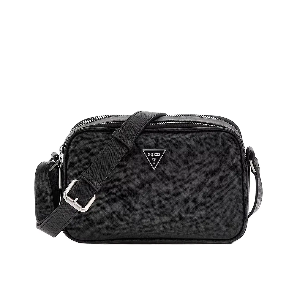 Guess Sacoche certosa saffiano Homme Noir