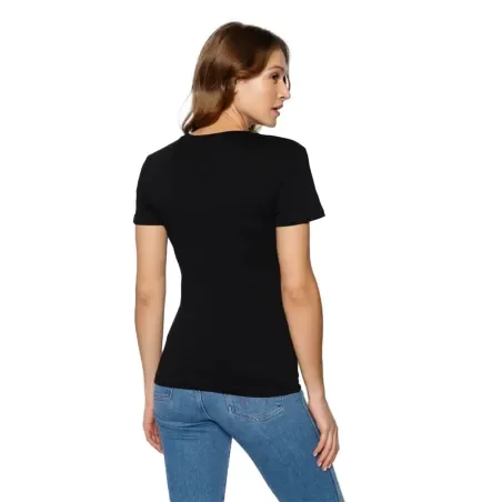 Tee shirt manche courte femme Calvin Klein Noir w monogram 