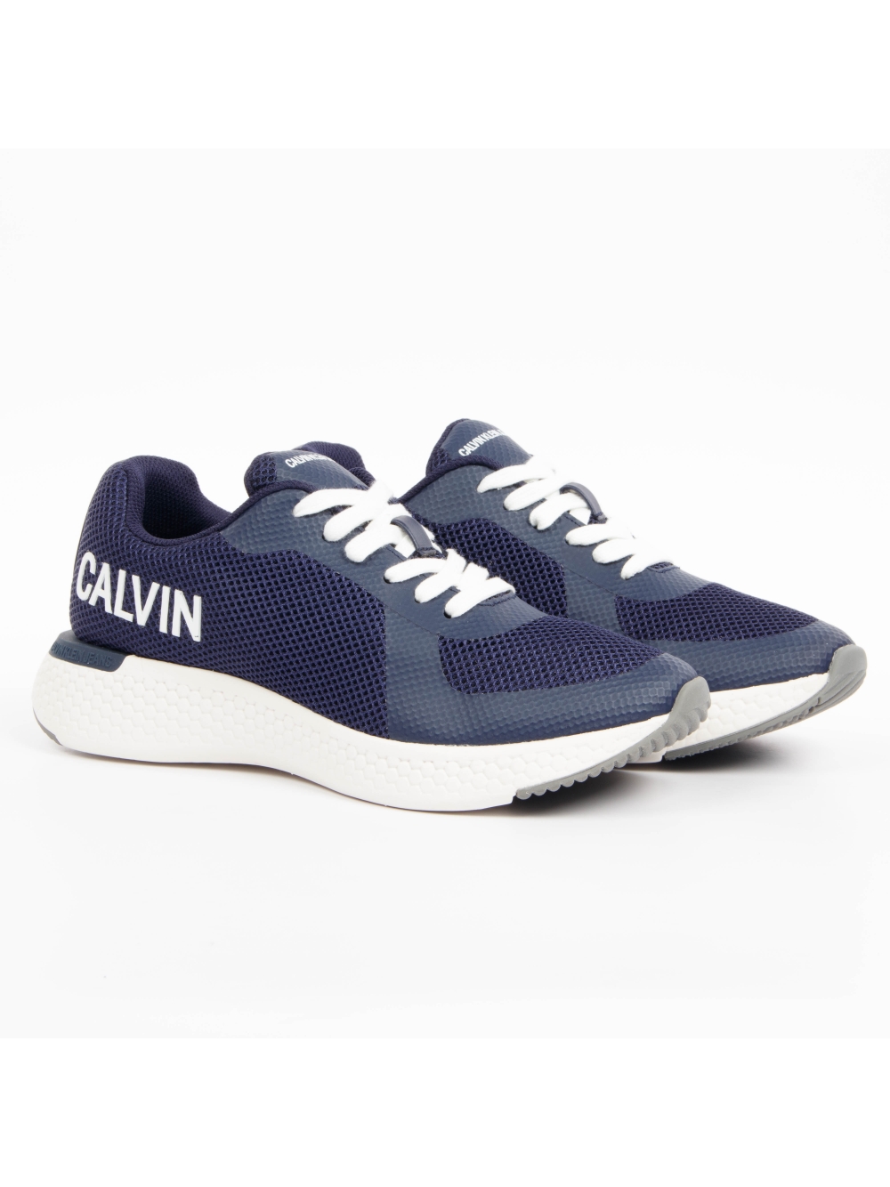 Basket basse homme Calvin Klein amos mesh Bleu ZESHOES