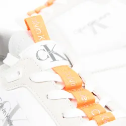 Basket de ville basse homme Calvin Klein Retro Runner Blanc - ZESHOES