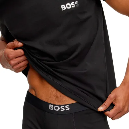 Boxer homme Boss Noir pack tshirt