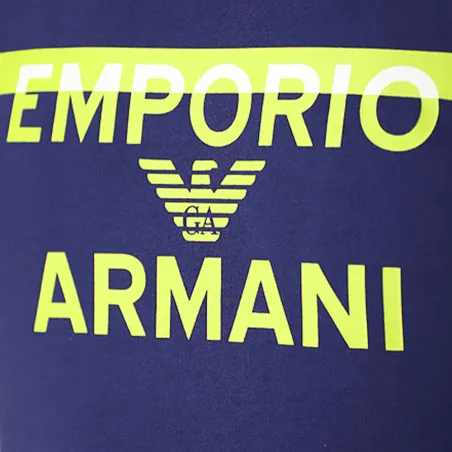 T shirt manche courte homme Emporio Armani Bleu authentic 