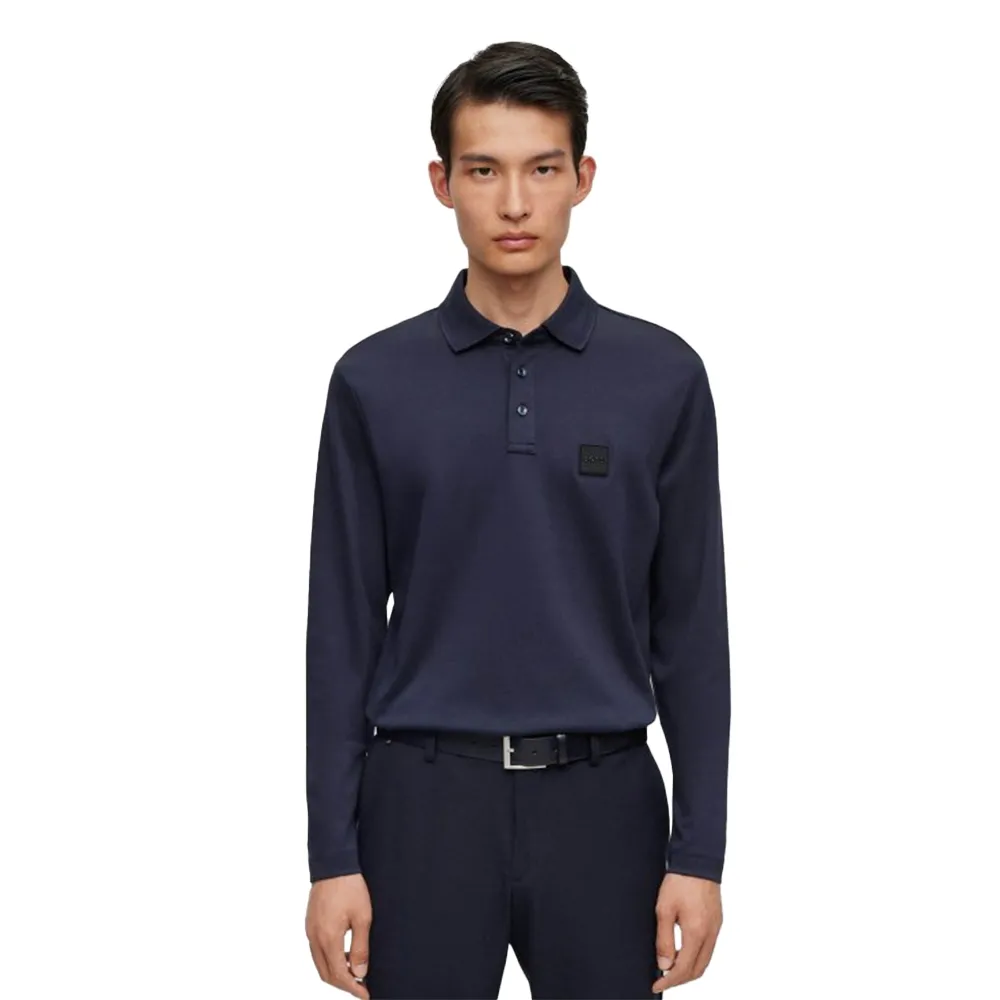 Boss Polo patch Homme Bleu