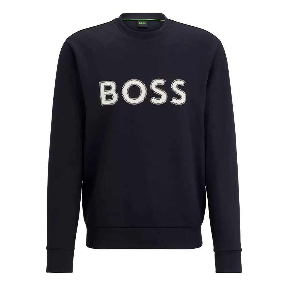 Boss Sweat Regular Homme Noir