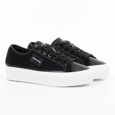 Basket de ville basse femme Calvin Klein Authentic Noir ZESHOES