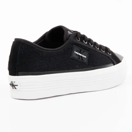 Basket de ville basse femme Calvin Klein Authentic Noir ZESHOES