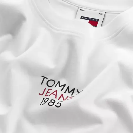 Produits victimes de leur succès Tommy Jeans Blanc Slim Essential
