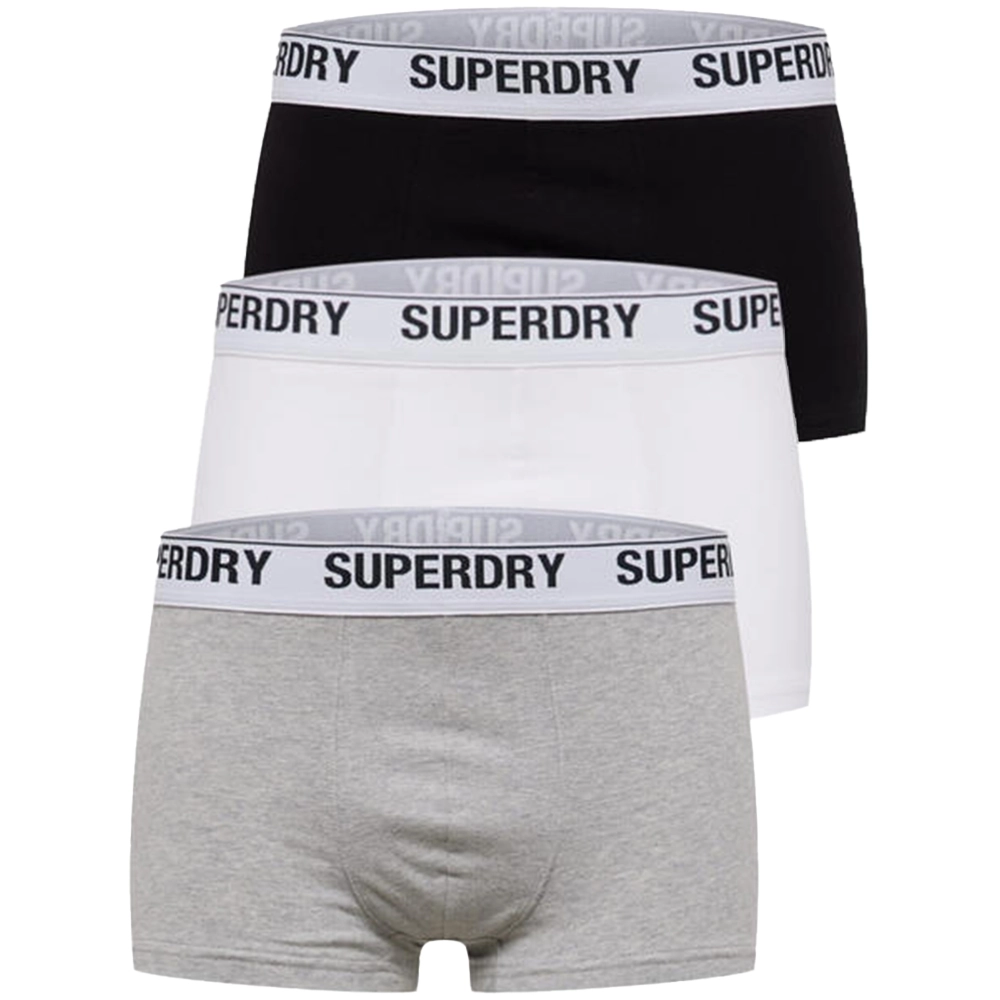 Superdry Boxer Pack x3 coton bio Homme Multicolor