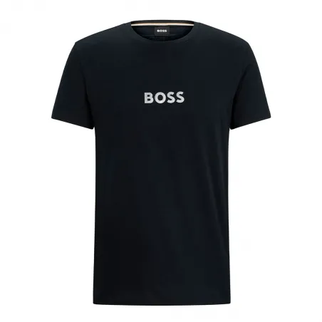 T shirt manche courte homme Boss Noir authentic