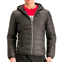 Doudoune homme Guess side triangle Noir - ZESHOES