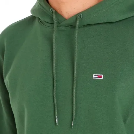 Sweat capuche homme Tommy Jeans Vert Flag