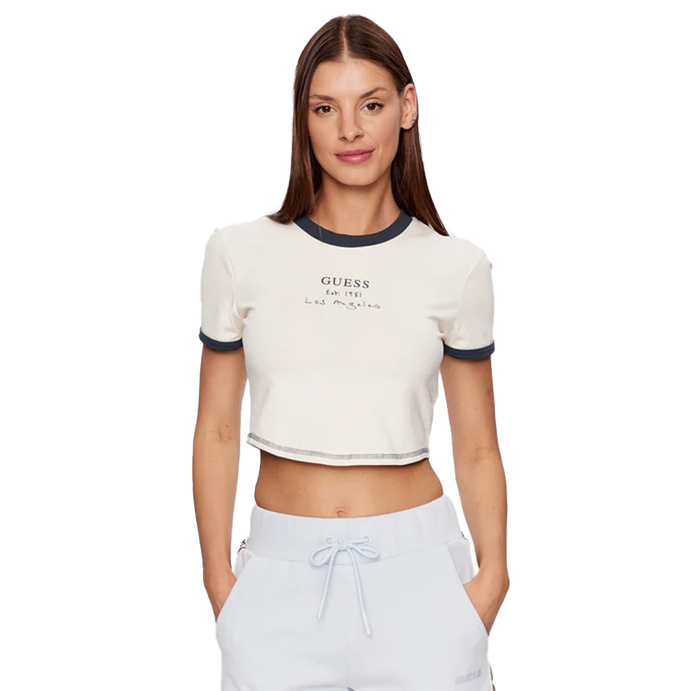 Classic crop tee Los Angeles Guess - 1