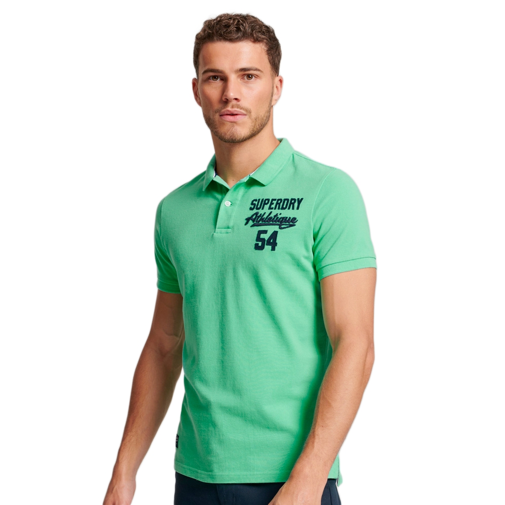 Superdry Polo Superstate Homme Vert