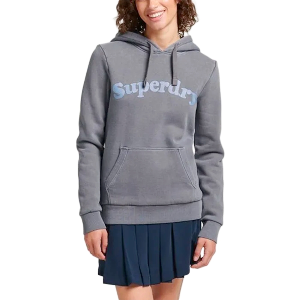 Superdry Sweat Vintage Cooper Femme Gris