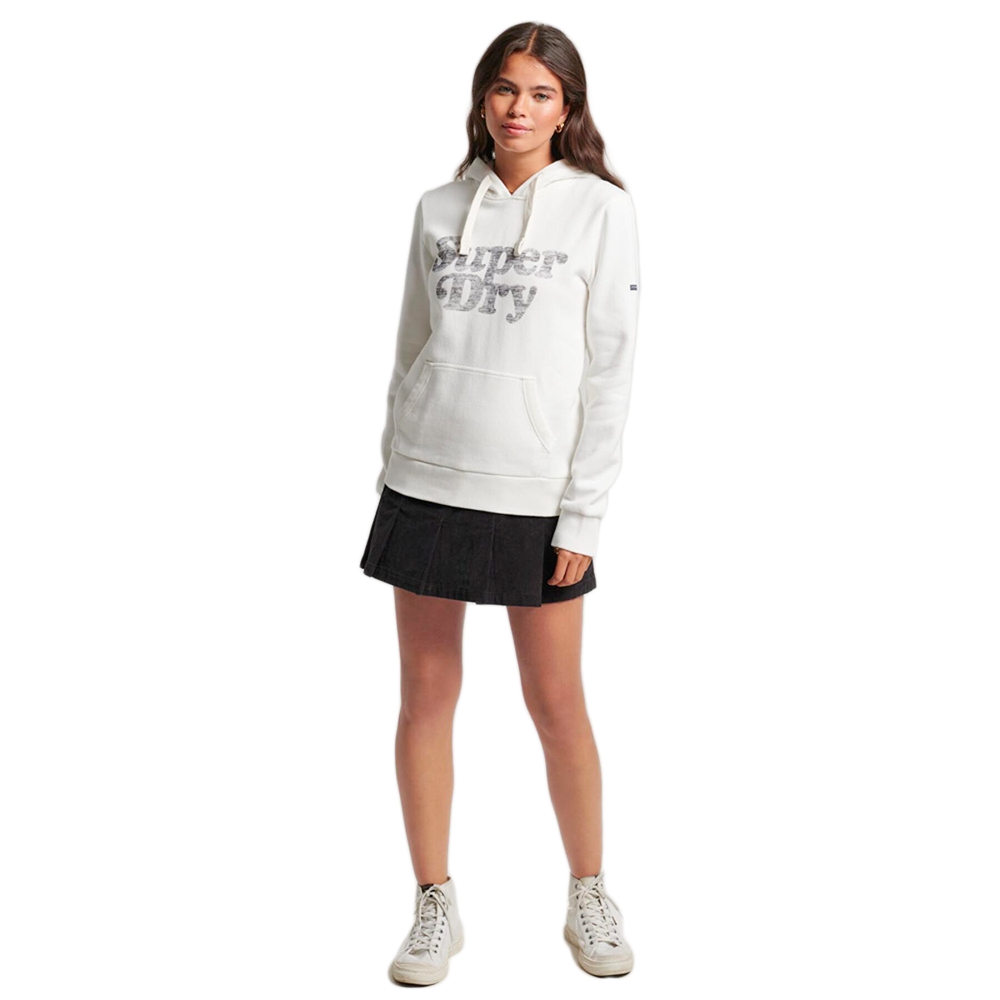 Superdry Sweat Cooper Femme Blanc