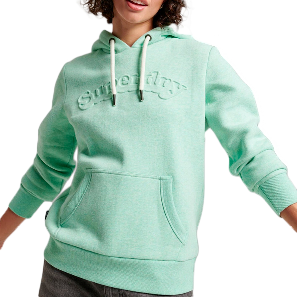 Superdry Sweat relief Femme Vert