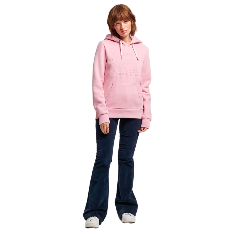 Superdry Sweat graphique relief Femme Rose