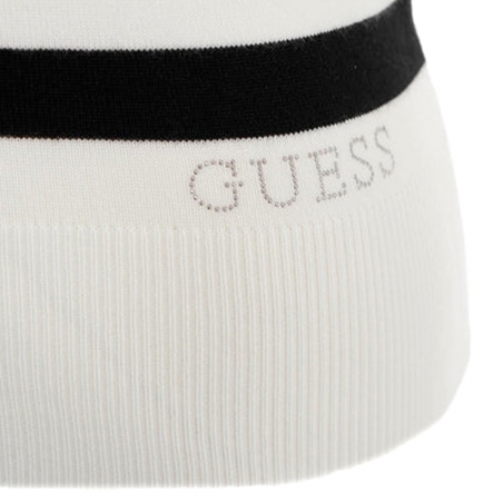 Pull femme Guess Blanc dolcevita 