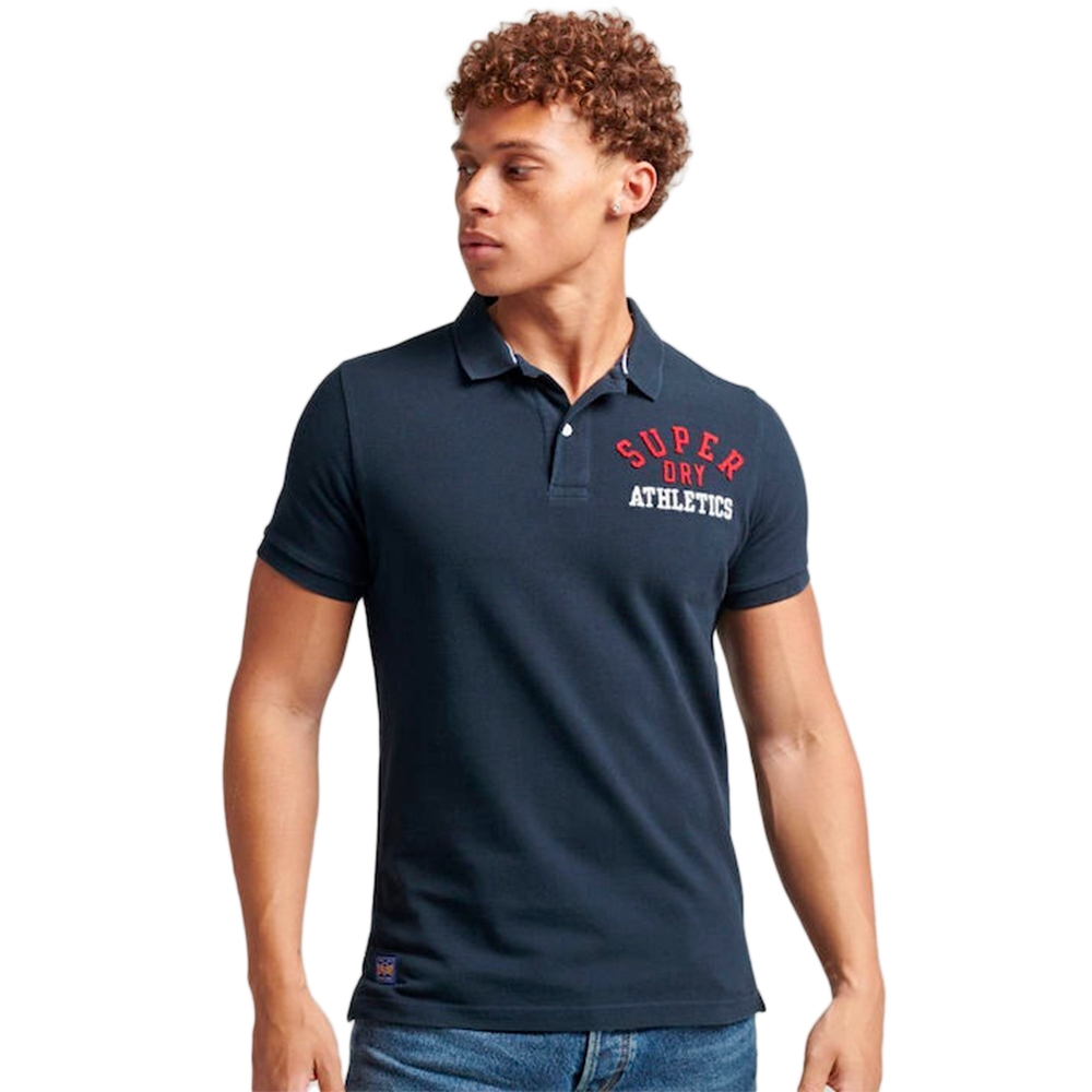 Superdry Polo Superstate vintage Homme Bleu