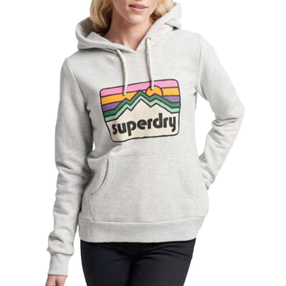 Superdry Sweat Glacier Femme Gris