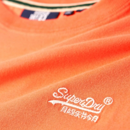 T shirt manche courte homme Superdry Orange Essential Logo