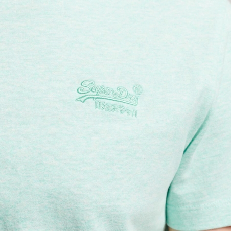 T shirt manche courte homme Superdry Vert Essential Logo