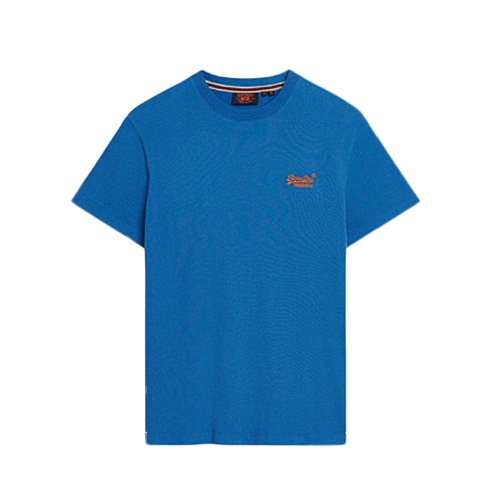 Superdry T shirt Essential Logo Homme Bleu