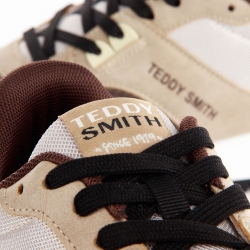 Basket de ville basse homme Teddy Smith Tennis Beige - ZESHOES
