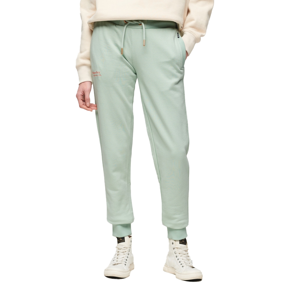 Superdry Jogging essential logo Femme Vert