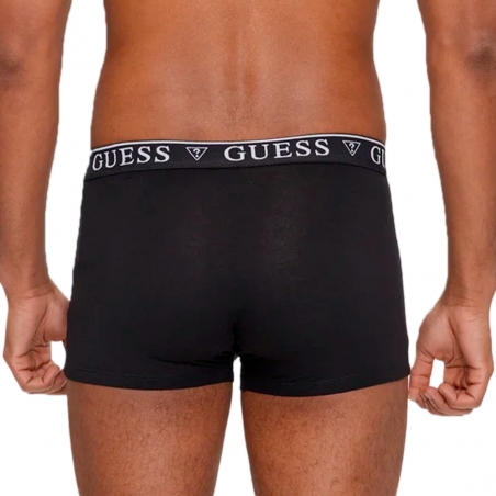 Boxer homme Guess Noir pack x5 stretch