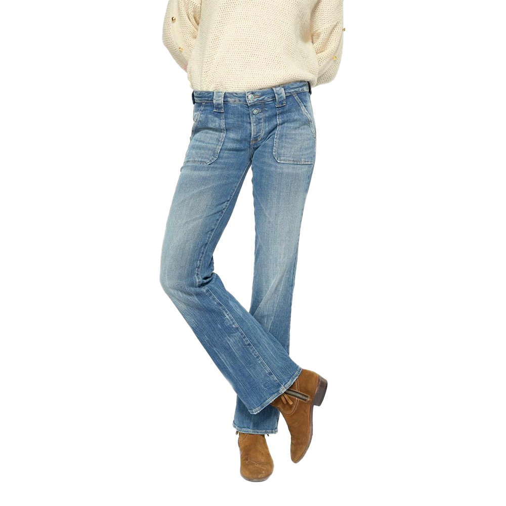 Le Temps Des Cerises Jeans bootcut Femme Bleu