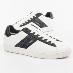Basket de ville basse homme Guess micro Blanc - ZESHOES Basket de ville basse homme Guess micro Blanc - ZESHOES