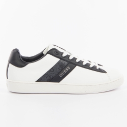 Basket de ville basse homme Guess micro Blanc - ZESHOES Basket de ville basse homme Guess micro Blanc - ZESHOES