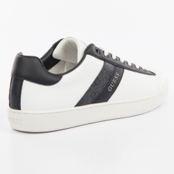 Basket de ville basse homme Guess micro Blanc - ZESHOES Basket de ville basse homme Guess micro Blanc - ZESHOES