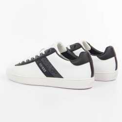 Basket de ville basse homme Guess micro Blanc - ZESHOES Basket de ville basse homme Guess micro Blanc - ZESHOES