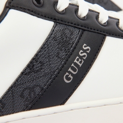 Basket de ville basse homme Guess micro Blanc - ZESHOES Basket de ville basse homme Guess micro Blanc - ZESHOES