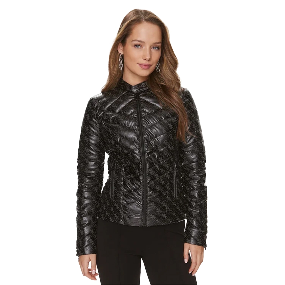 Guess Veste Multi logo 4g Femme Noir