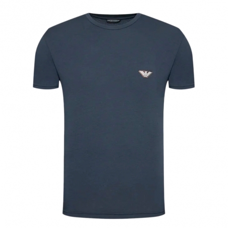 T shirt manche courte homme Emporio Armani Bleu Eagle 