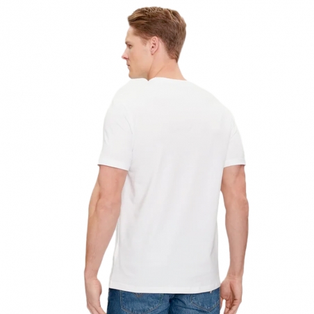 T shirt manche courte homme Guess Blanc Authentic
